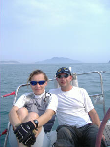 Knowlesy proudly wearing his NSSA regatta cap!