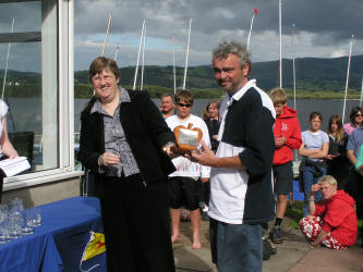 Apple Trophy for 1st Committee Member Helm - Martin Egan, Restronguet