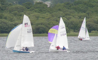A steep learning curve for William and Emily - but they're afloat and upright!