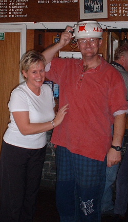 Proud(?) winner of the Grotty Potty - Ian Preston